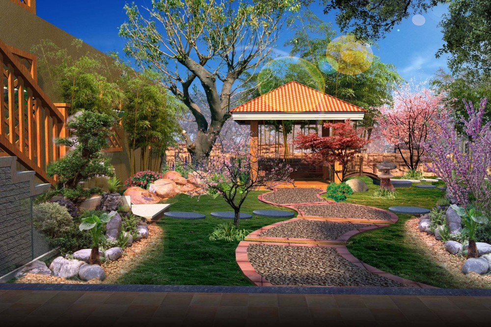 别墅庭院设计之花园美要点分析